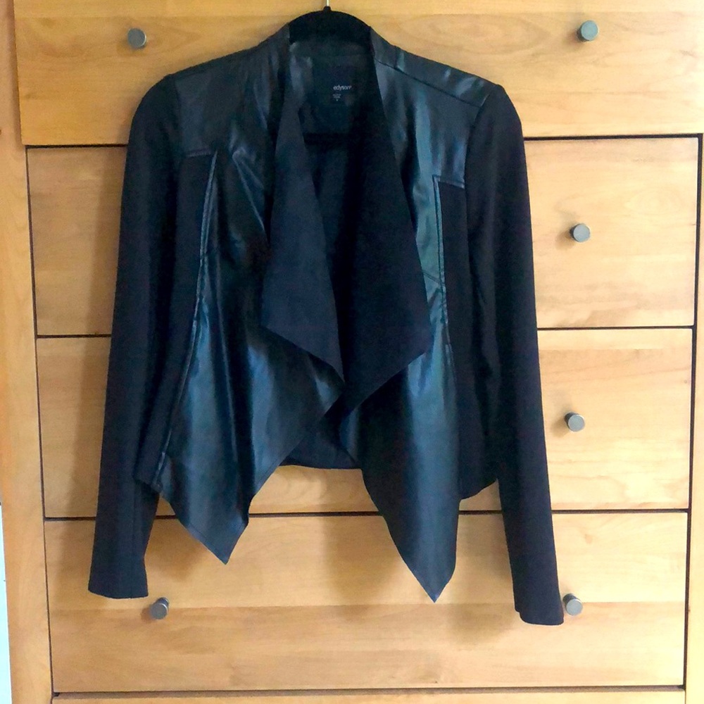 EUC Faux leather Jacket